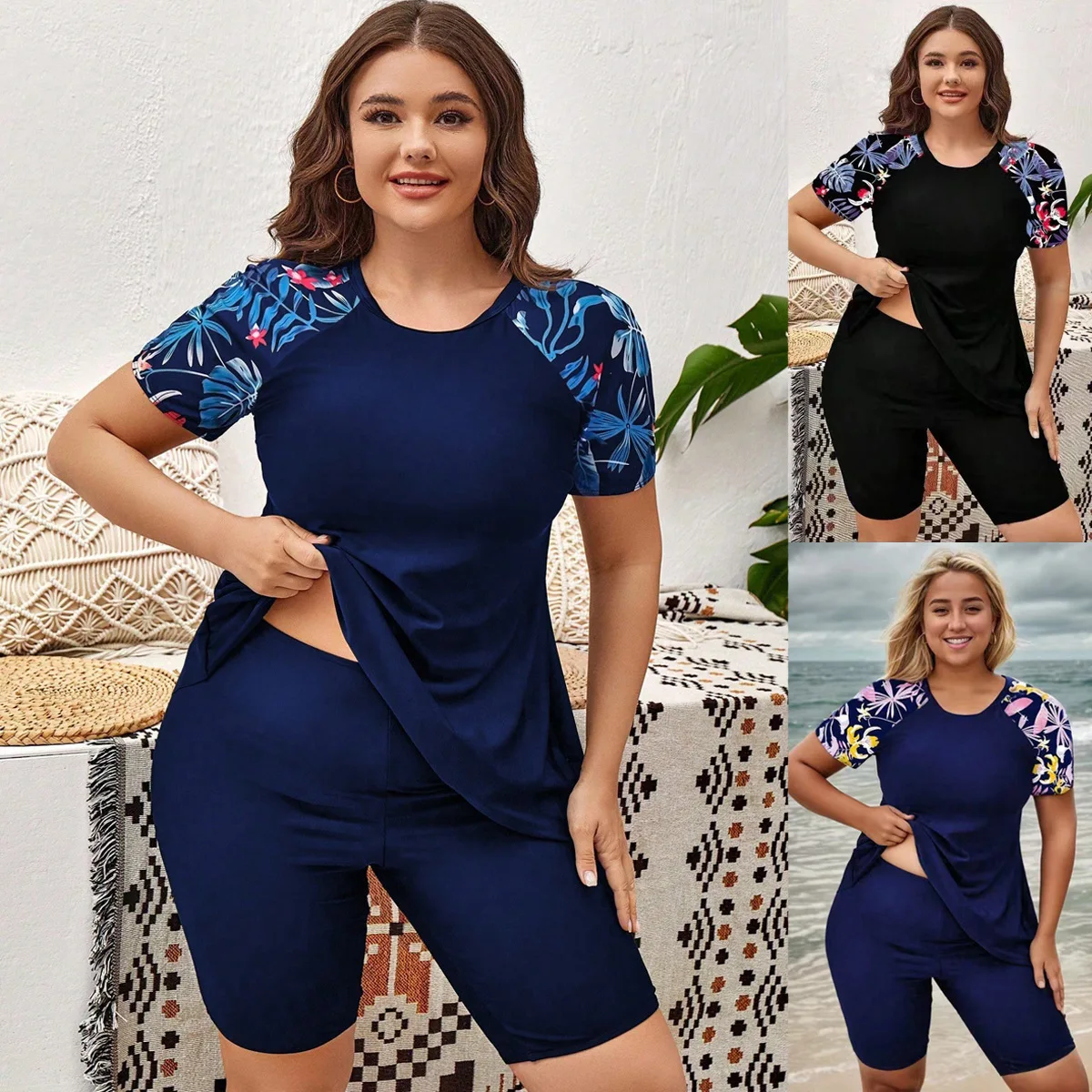 Printed Wrap Skirt - Costumi da bagno Taglie forti 4XL