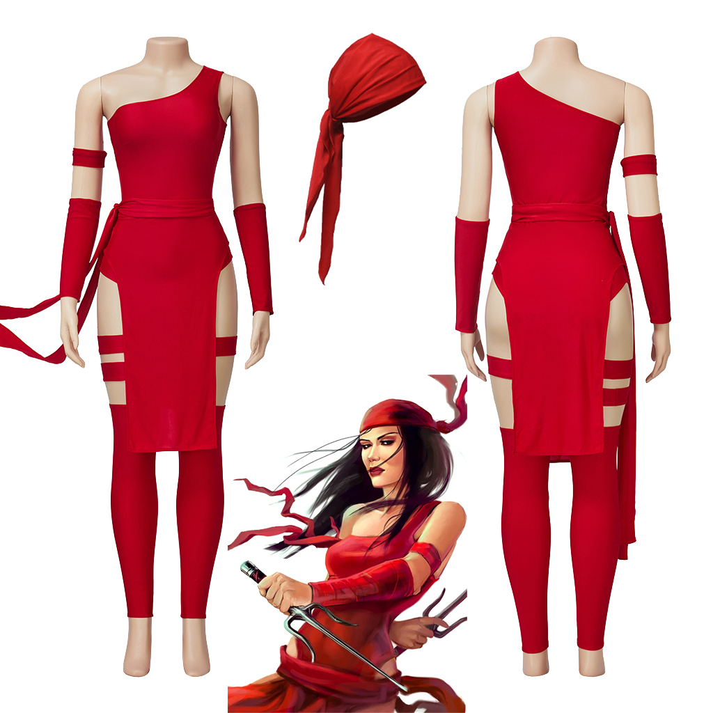 Women Fashion Reddit - Anime Elektra Natchios Costume Cosplay Abito