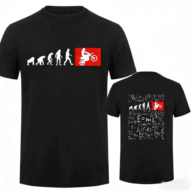 Women Fashion Evolution - T-shirt con motivo Fun Evolution per