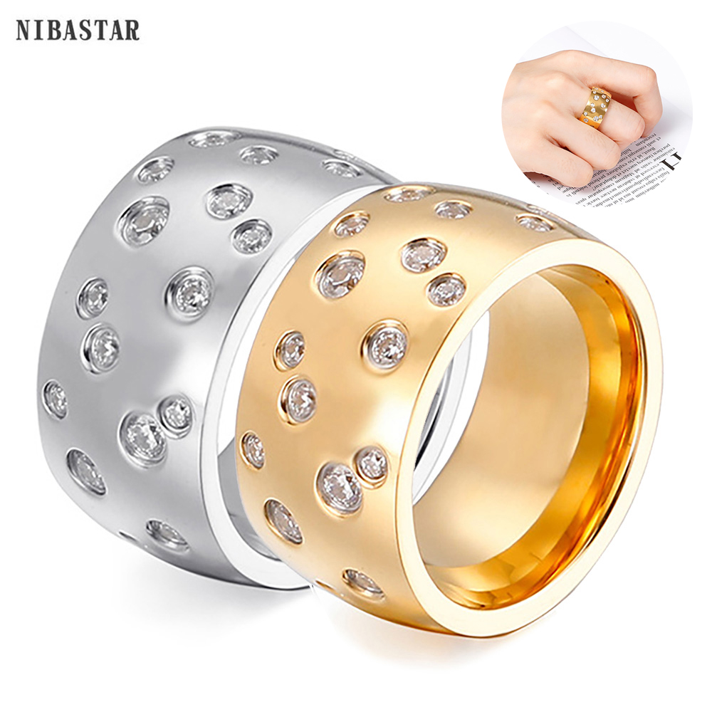 Women'S Fashion Retailers - NIBASTAR Anello semplice da donna in