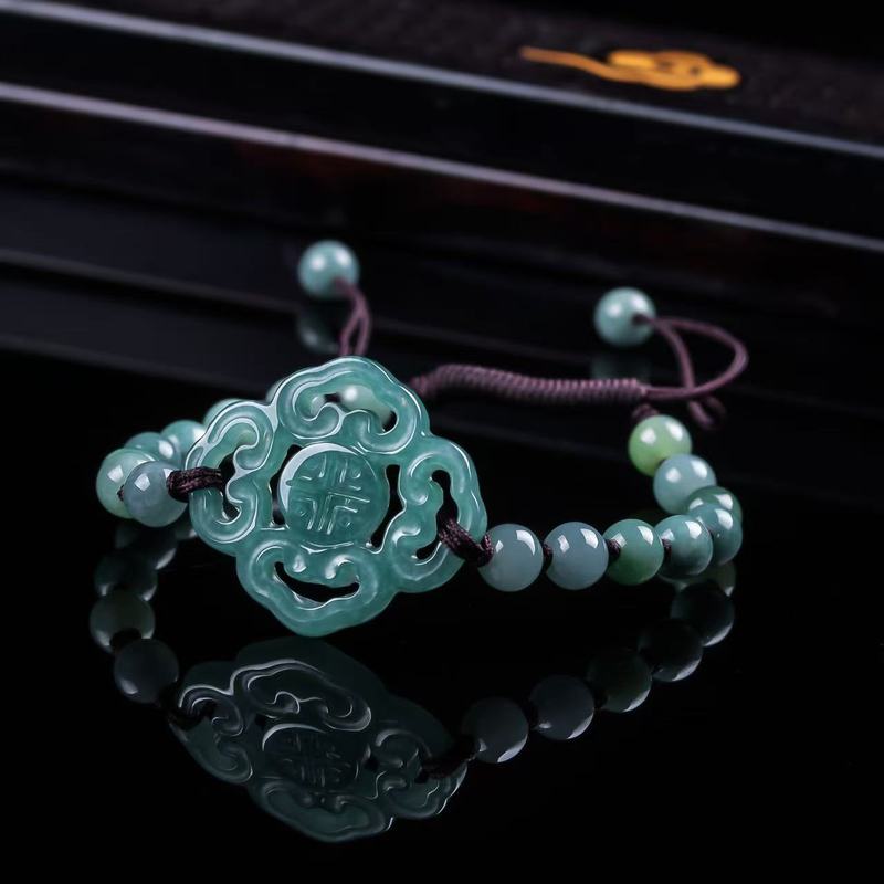Women'S Fashion - Bracciale in giadeite naturale di grado