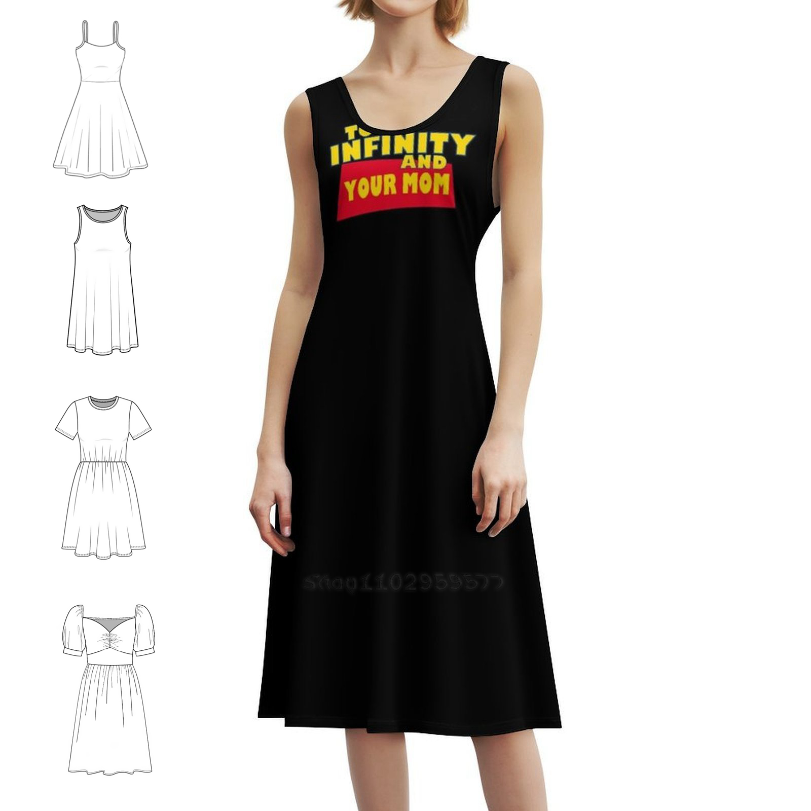 Smocked Dress Women - Per l'infinito e la tua mamma