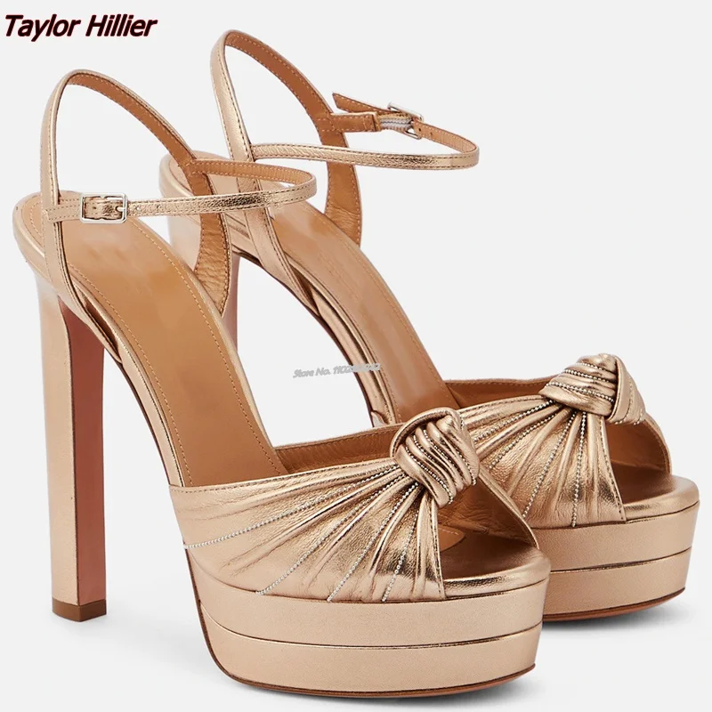 Women'S Fashion Layering - Sandali con tacco alto con piattaforma