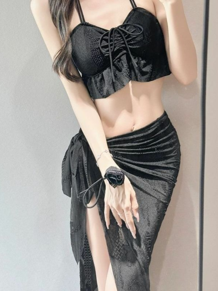Women'S Fashion - Costume da bagno floreale a due