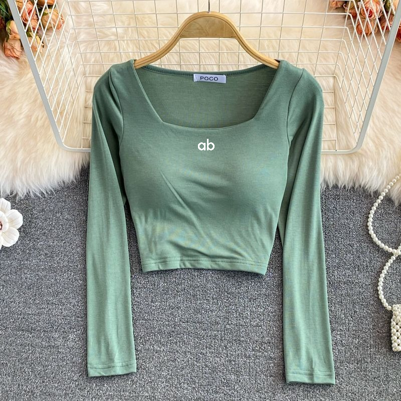 Women'S Fashion Layering - Maglietta da donna coreana alla moda