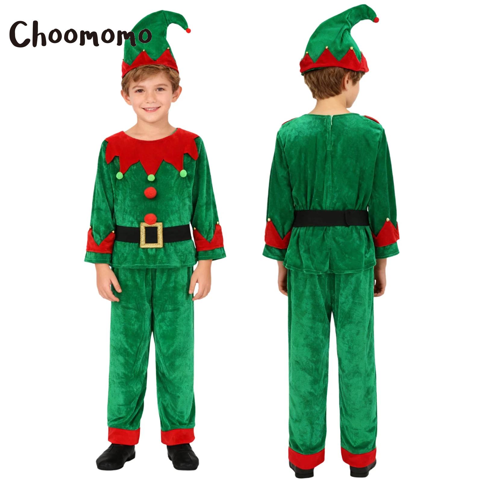 Belted Shirt Dress - Costume da elfo di Natale per