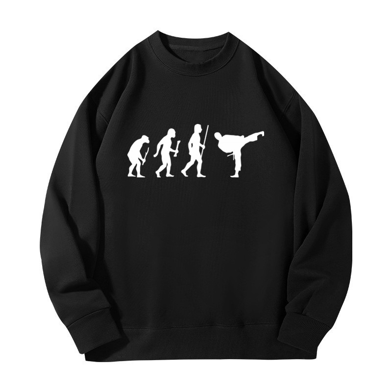 Women Fashion Evolution - Felpa stampata Evolution Karate per uomo
