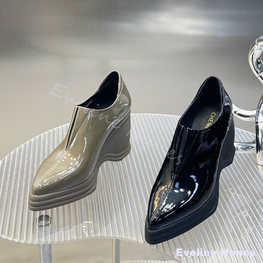 Scarpe con zeppa a punta a V i - Women'S Fashion Layering recensione e prezzo