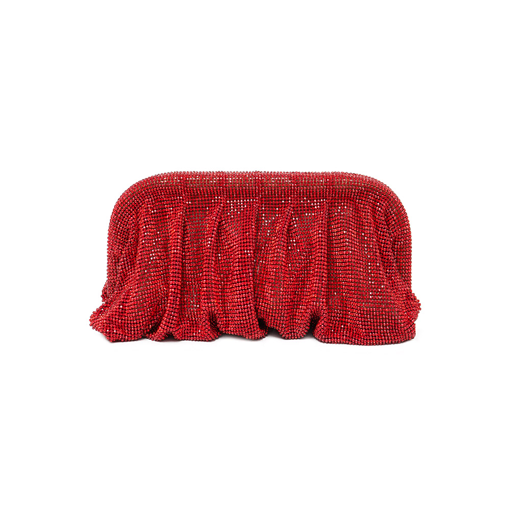 Borsa Clutch Rossa in Allumini - Women Fashion Reddit recensione e prezzo