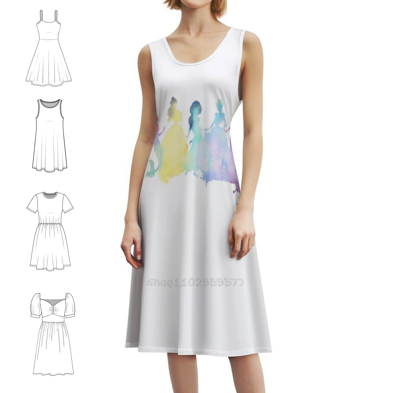 I colori delle principesse Abi - Smocked Dress Women recensione e prezzo