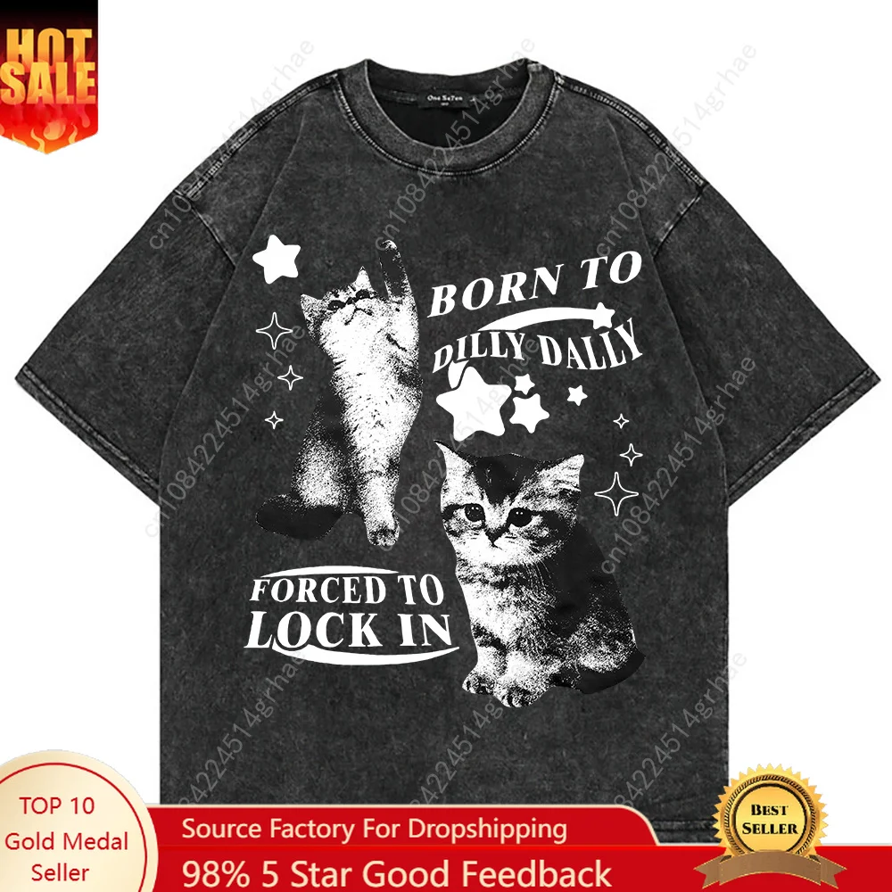 T-Shirt Vintage in Cotone 100% - Women'S Y2K Fashion Aesthetic recensione e prezzo
