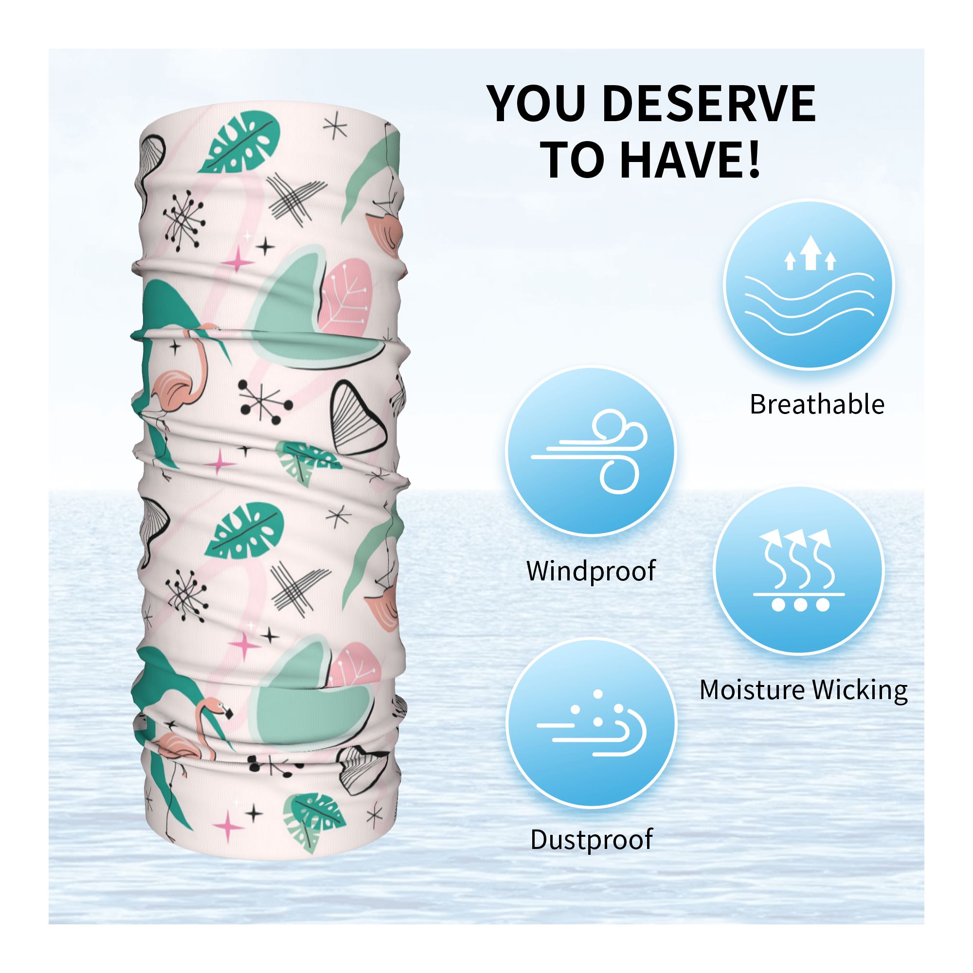 Atomic 50s Flamingo Bandana Ne - Women'S Fashion In The 50S recensione e prezzo