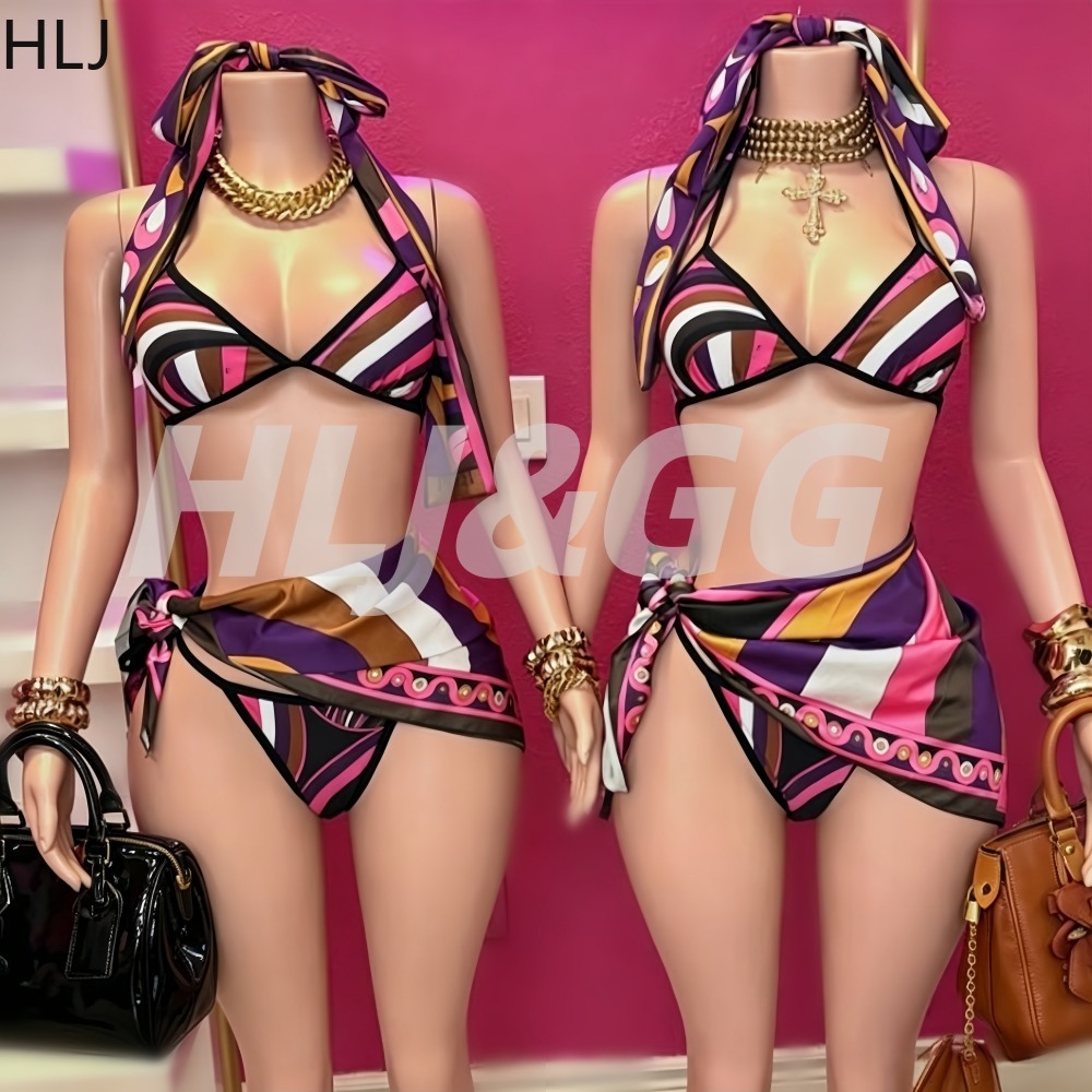 HLJ Set bikini stampato da don - Printed Wrap Skirt recensione e prezzo