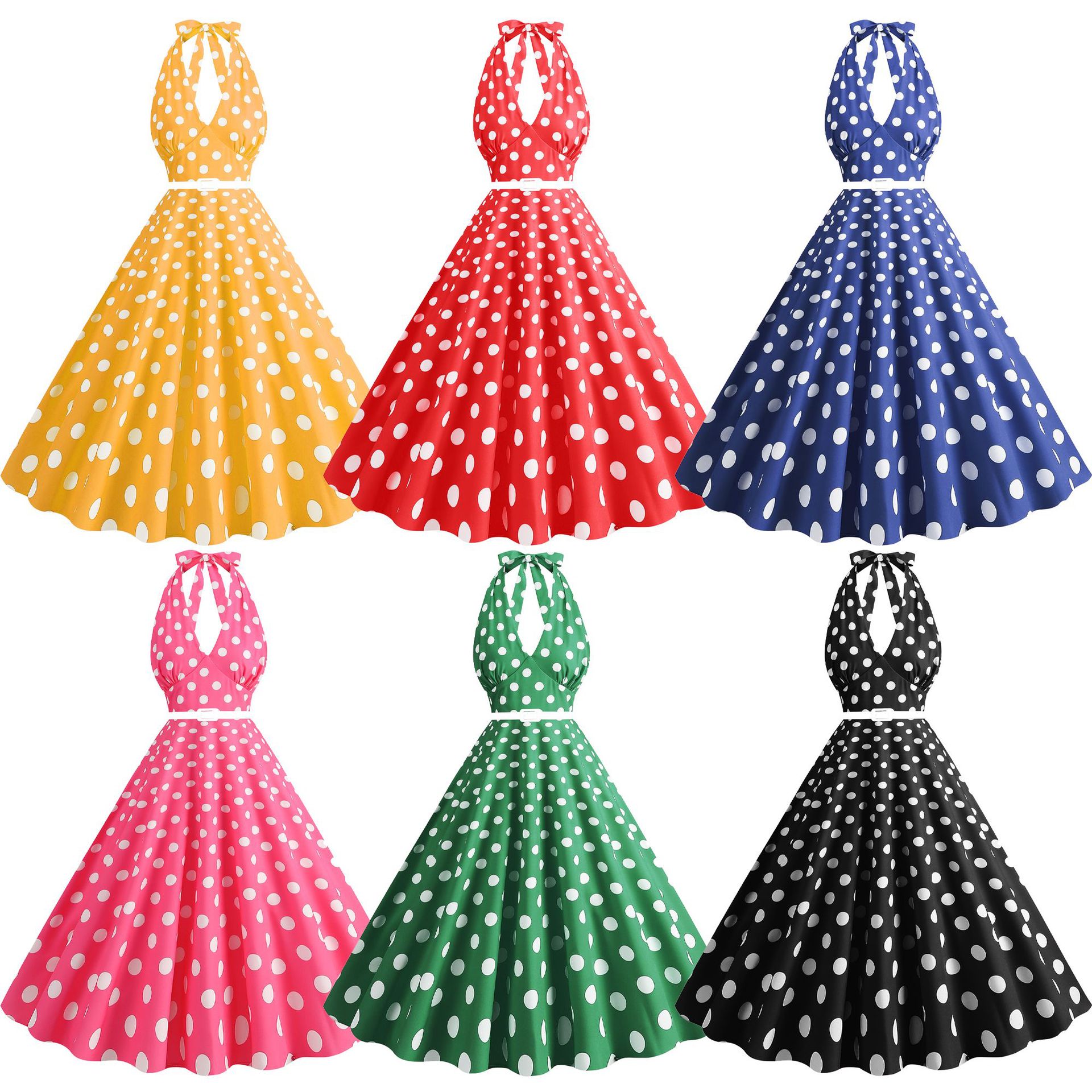 Abito Sexy Halter con Scollo a - Women'S Fashion In The 1950S recensione e prezzo
