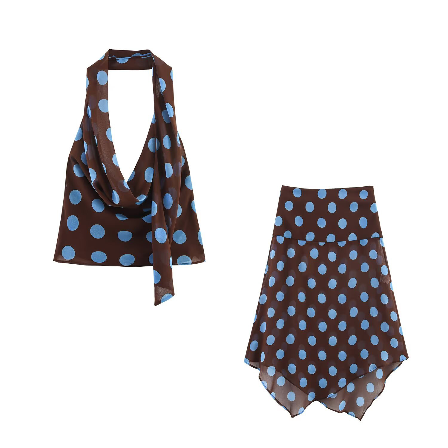 Set di gonne semitrasparenti a - Asymmetric Top Women recensione e prezzo