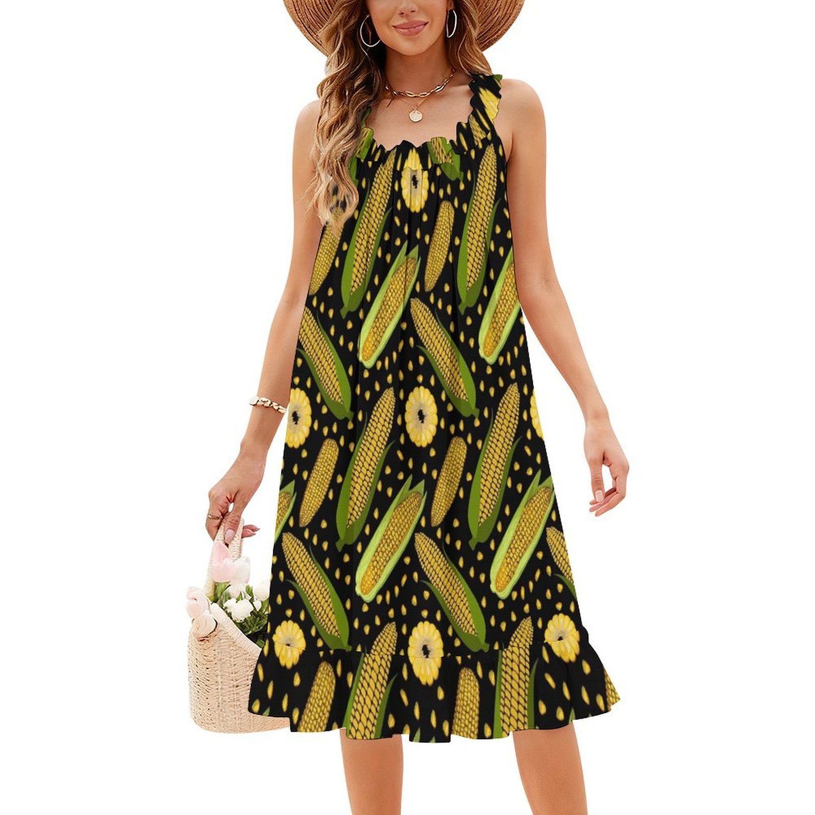 Abito grembiule floreale con m - Smocked Dress Women recensione e prezzo