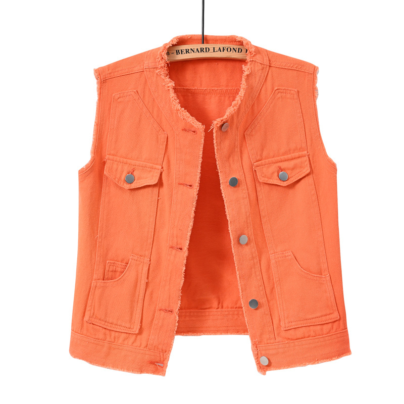 Gilet in denim da donna senza  - Women'S Fashion Vest Tops recensione e prezzo