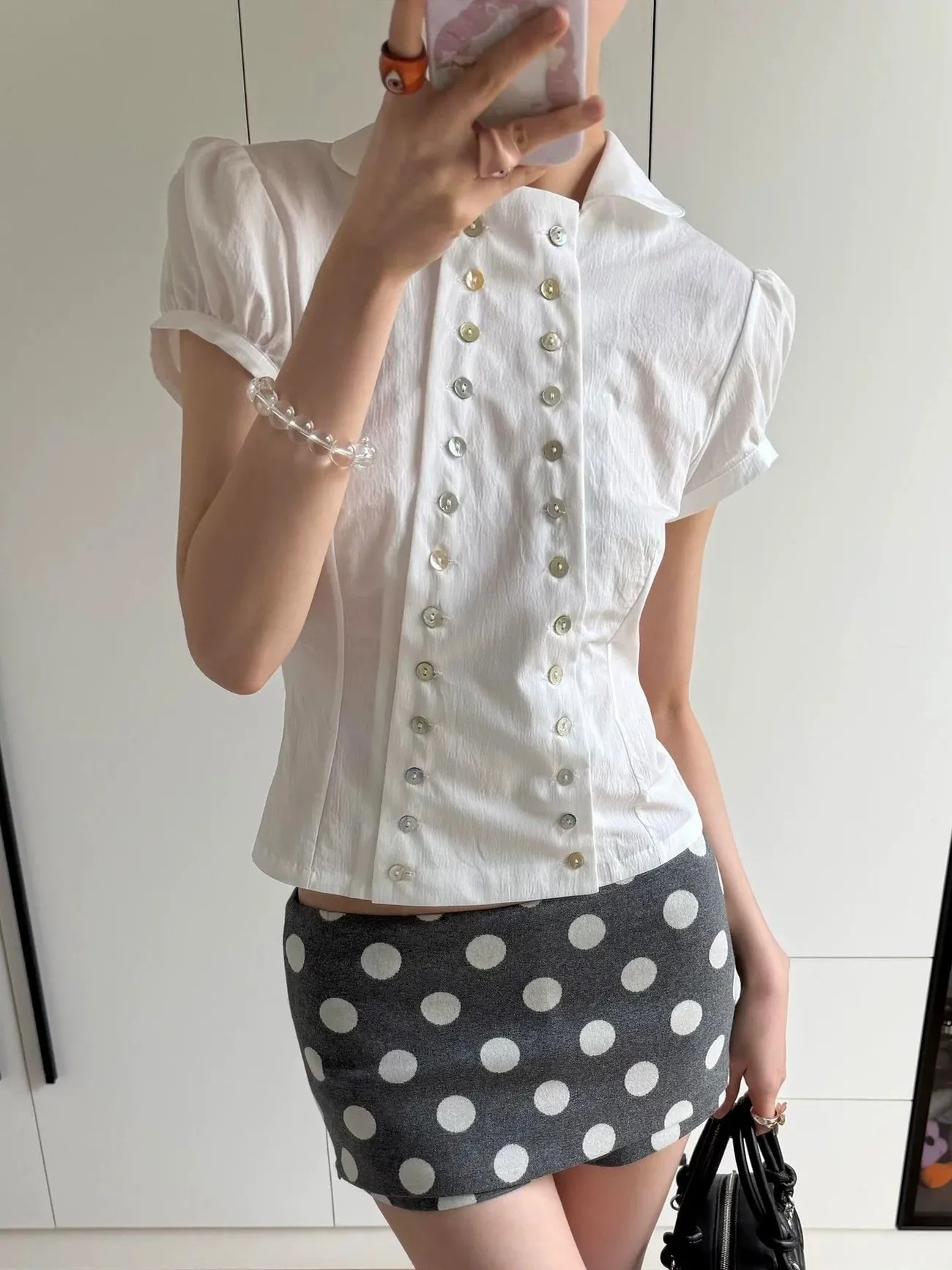 Camicetta con Colletto Peter P - Women'S Y2K Fashion Aesthetic recensione e prezzo