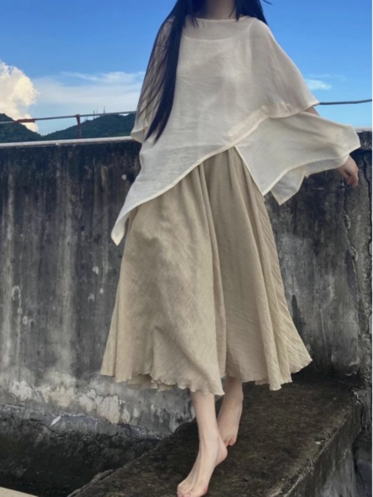 Set gonna stile zen buddista c - Asymmetric Top Women recensione e prezzo