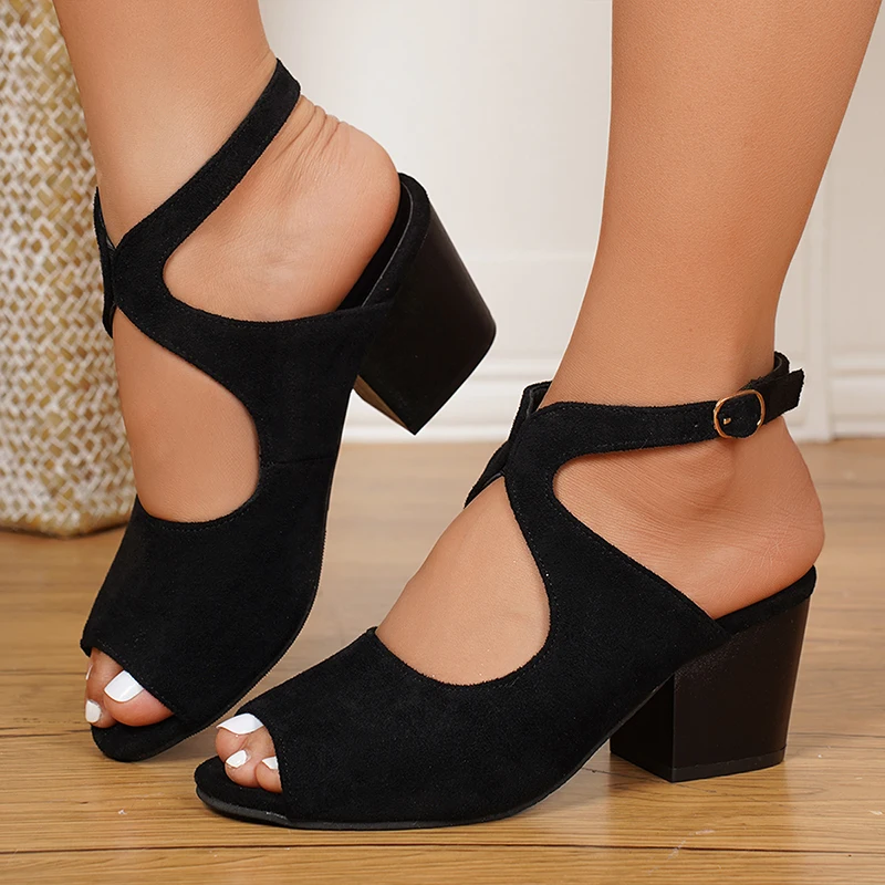 Moda Anckle Wrap Flock Sandali - Women Fashion Trend 2025 recensione e prezzo