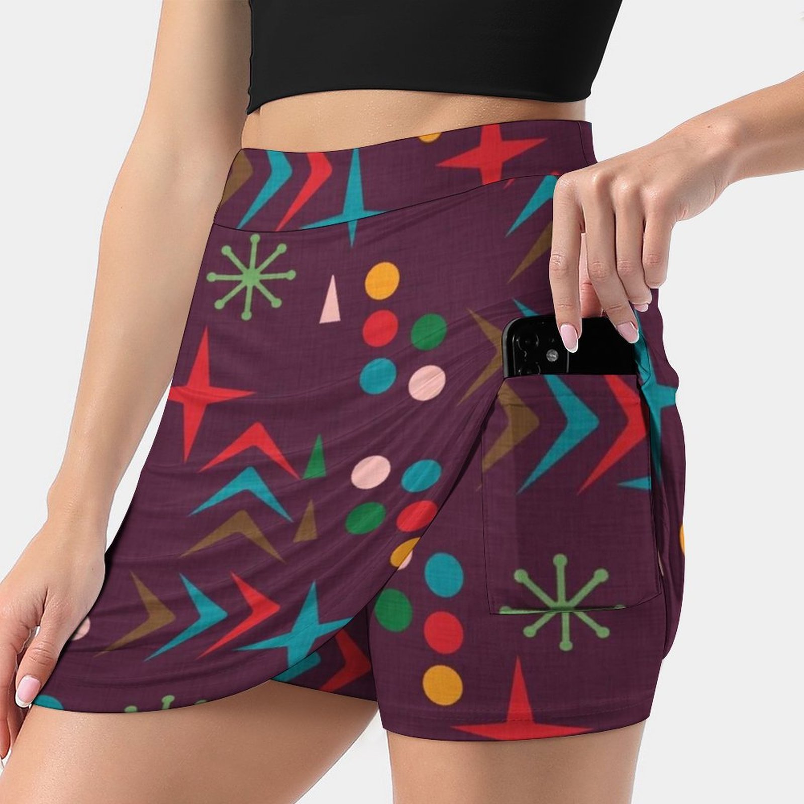 Motivo atomico viola metà seco - Women'S Fashion In The 50S recensione e prezzo
