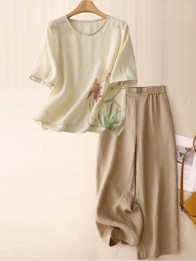 Completo Casual in Lino e Coto - Women Fashion Over 60 recensione e prezzo