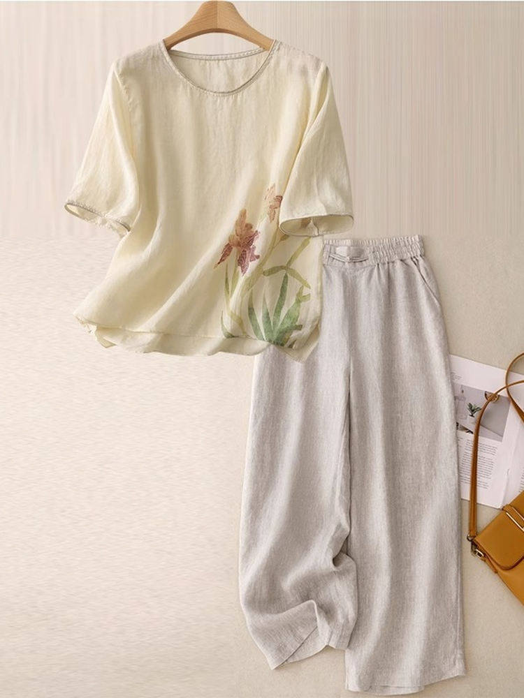Completo Casual in Lino e Coto - Women Fashion Over 60 recensione e prezzo