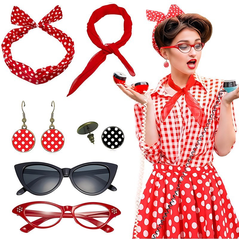 Set di Accessori per Festa a T - Women'S Fashion In The 1950S recensione e prezzo