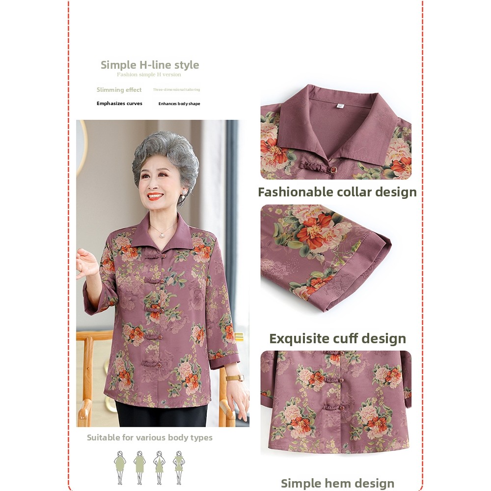 Elegante Camicia a Maniche Tre - Women Fashion Over 60 recensione e prezzo