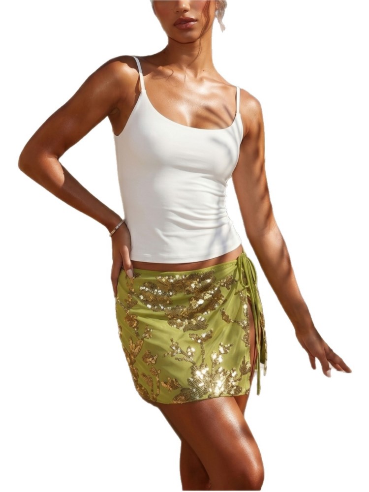 Gonna da donna con paillettes  - Printed Wrap Skirt recensione e prezzo