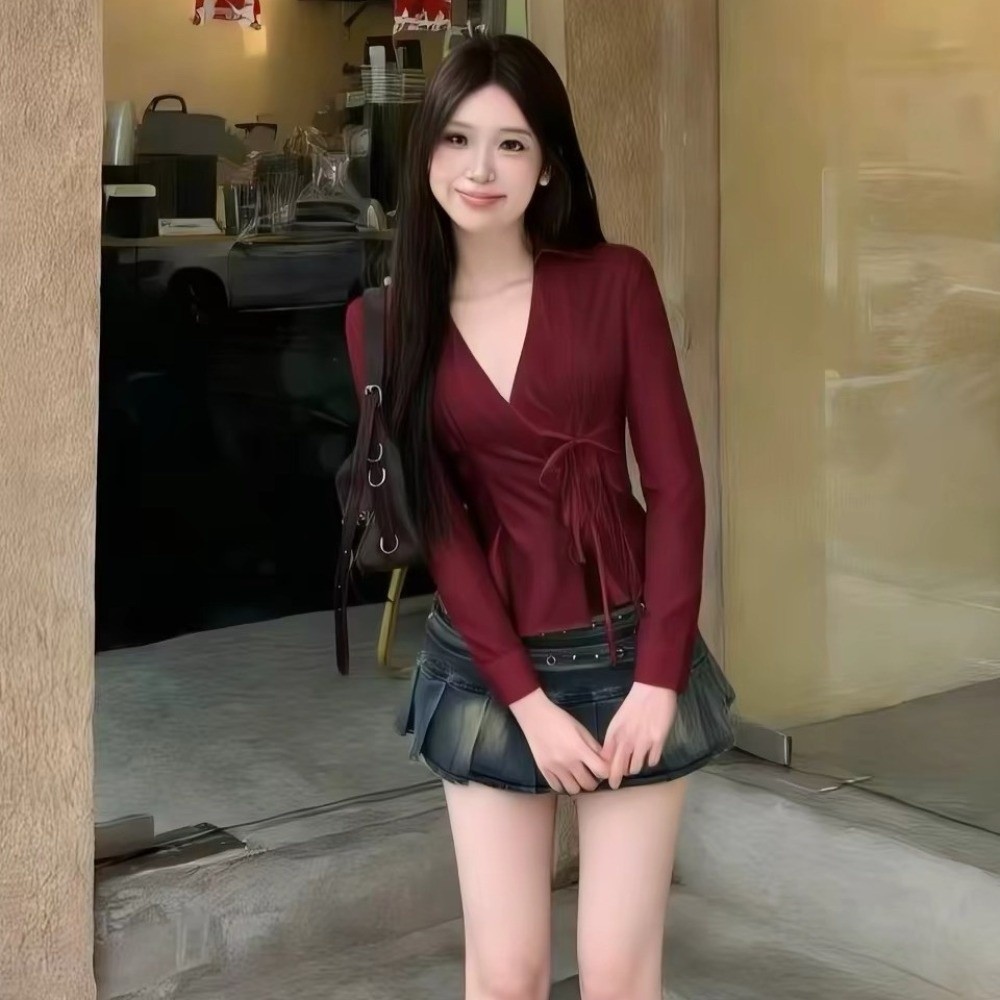 Camicia Elegante a Maniche Lun - Women'S Y2K Fashion Aesthetic recensione e prezzo