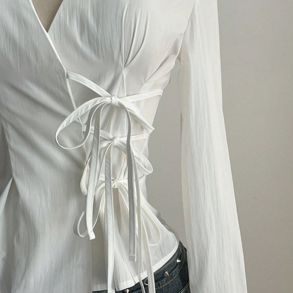 Camicia Elegante a Maniche Lun - Women'S Y2K Fashion Aesthetic recensione e prezzo