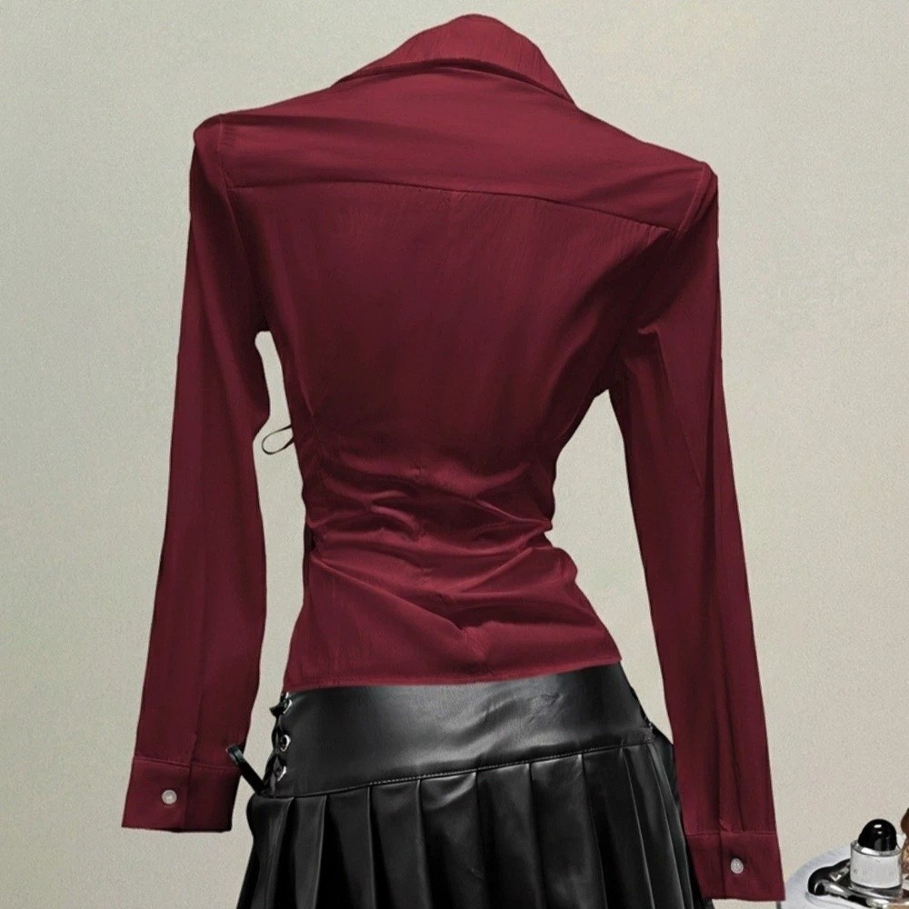 Camicia Elegante a Maniche Lun - Women'S Y2K Fashion Aesthetic recensione e prezzo