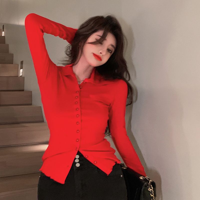 Camicie donna Skinny elegante  - Women'S Y2K Fashion Aesthetic recensione e prezzo