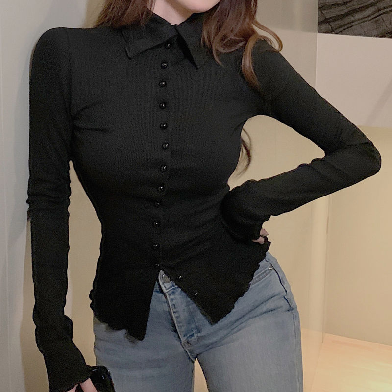 Camicie donna Skinny elegante  - Women'S Y2K Fashion Aesthetic recensione e prezzo